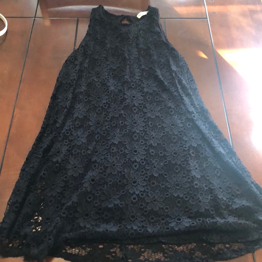 Black lace dress